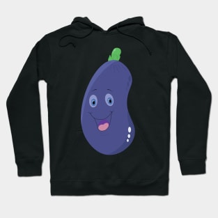 eggplant illustration Hoodie